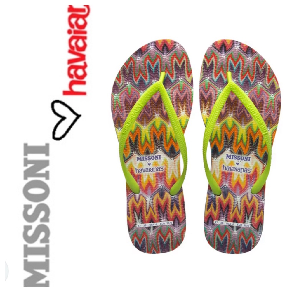 Missoni 🖤 Haviana flip flops size 39
